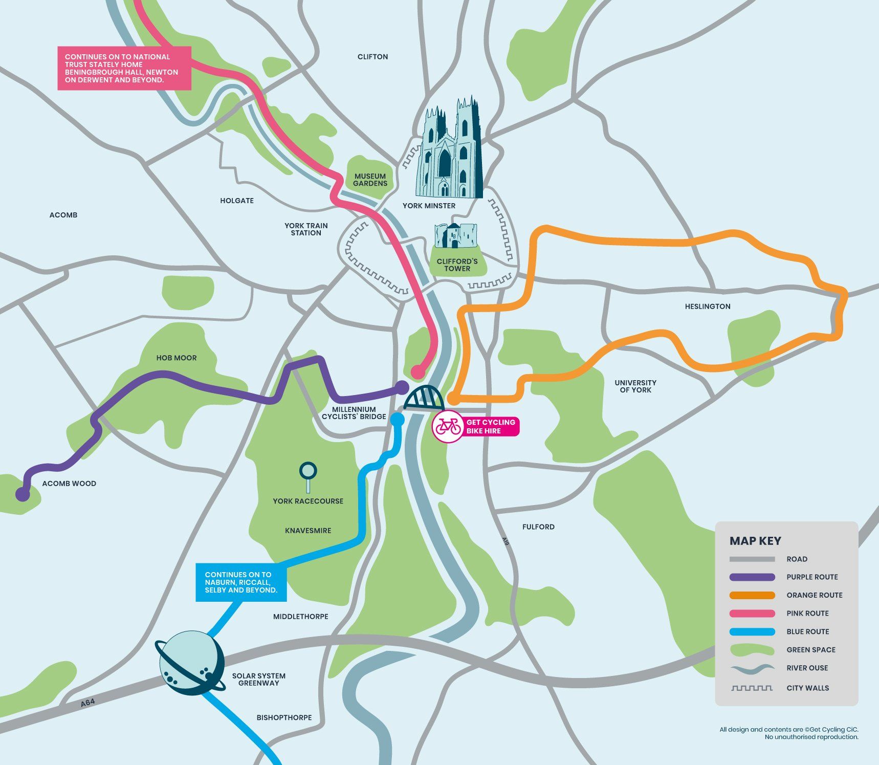 Get Cycling York Bike Shop in York, UK Hire Bikes