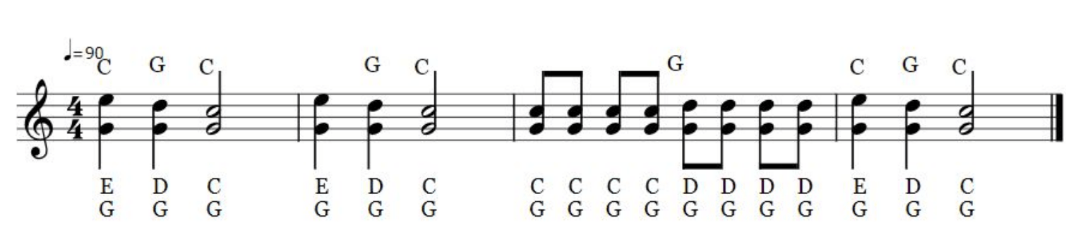 Guitar harmony calculator image