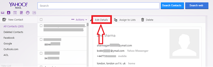 Add A Sender Or Recipients To Your Yahoo Mail Contacts List