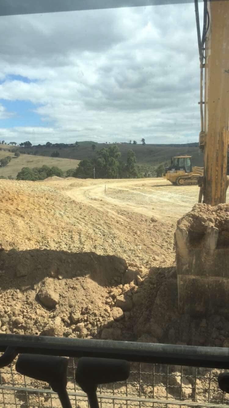 Machine being used for sand removal
