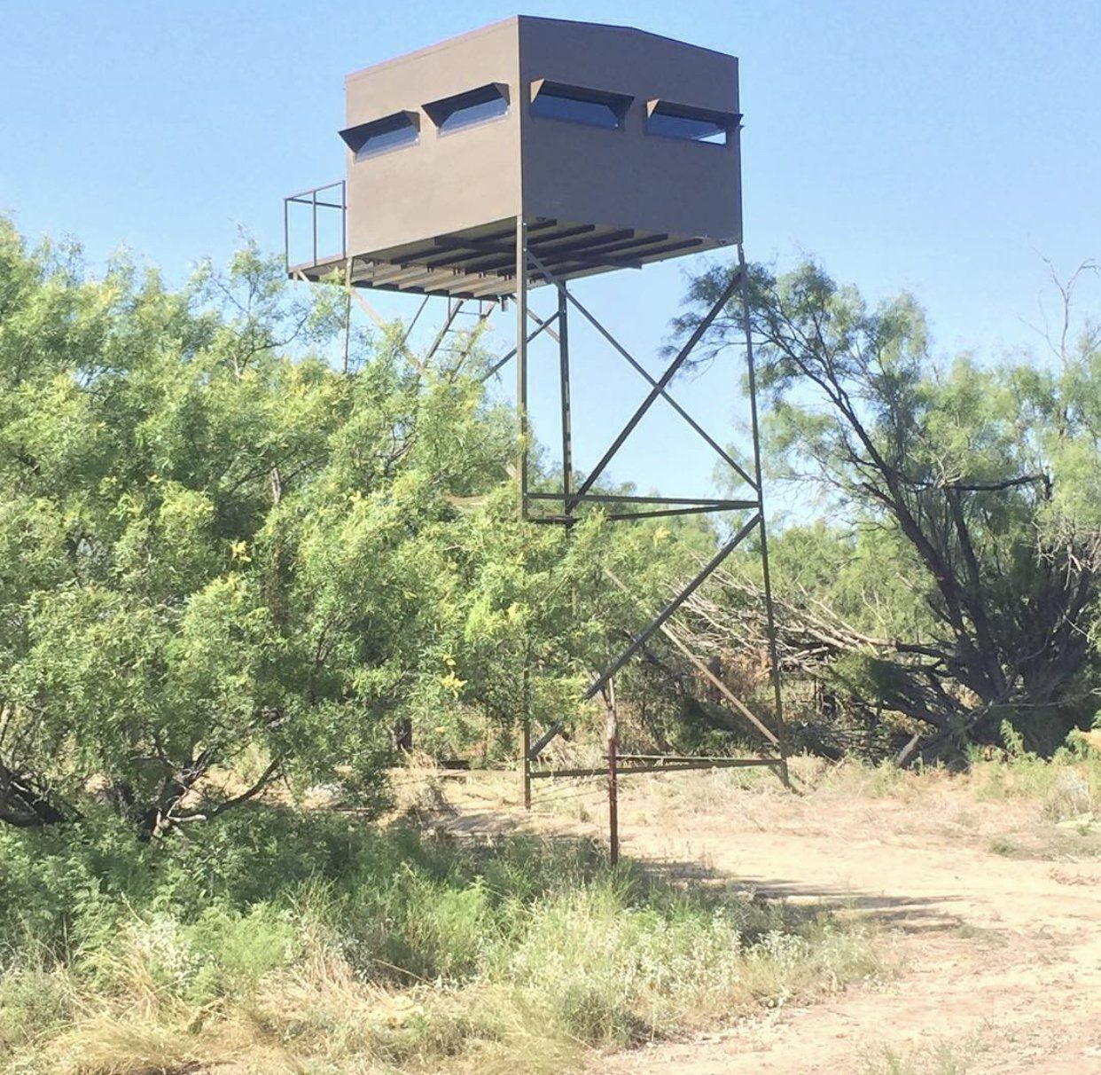 10x10 Deer Blinds for Sale, Elevated Deer Blinds Texas Wildlife Supply