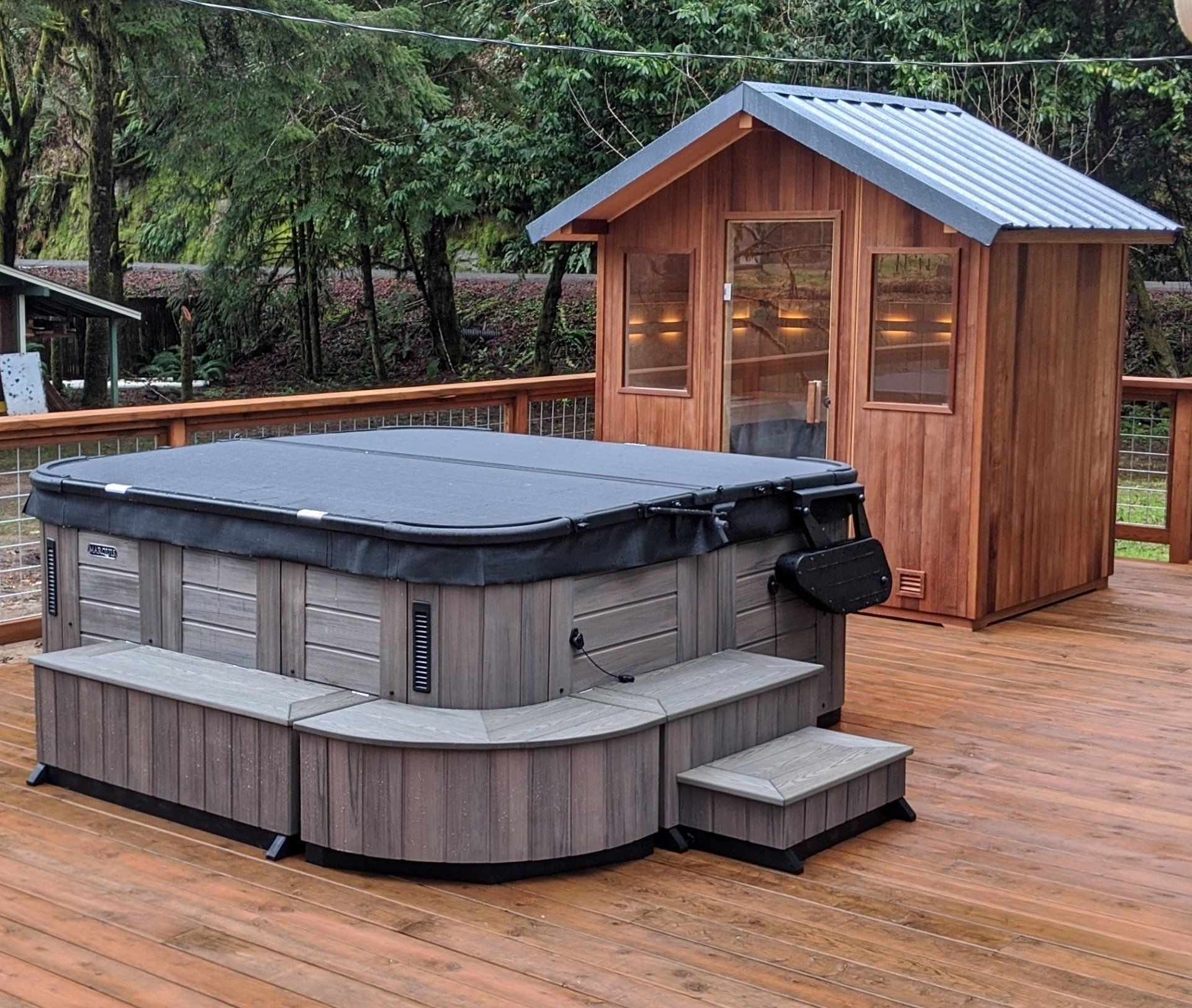 Our Hot Tubs & Saunas Eugene, OR Cedar Works Spa & Sauna