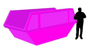 Bailey's Skip Hire and Recycling - Northamptonshire – 14 Cubic yard skip