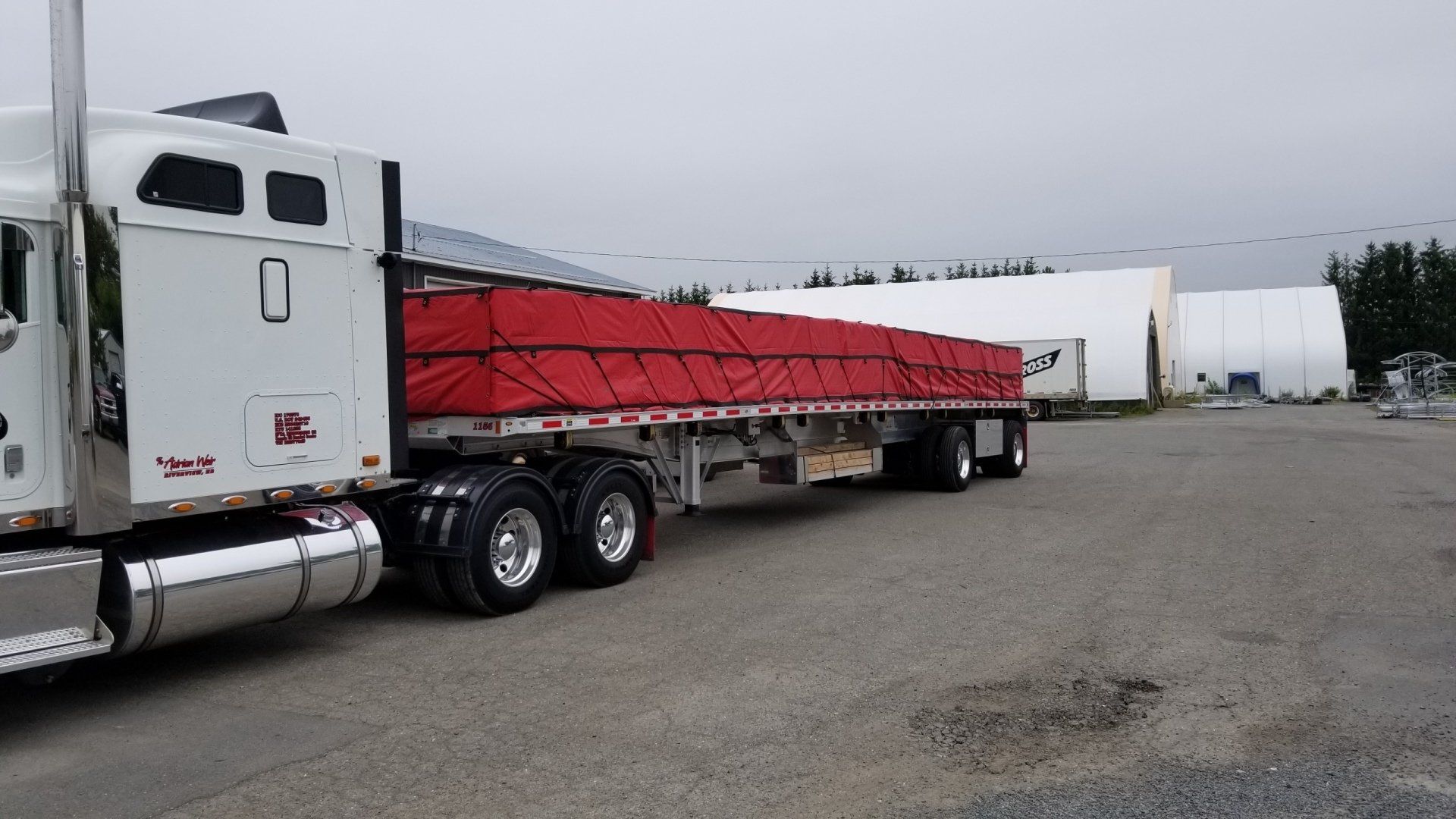 COVERTECH Flatbed Tarps Truck Tarps Steel & Lumber Tarps