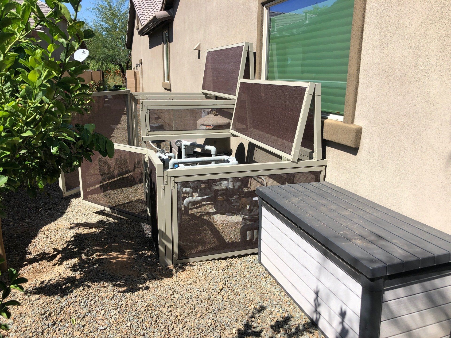 Shades for Pool Equipment Pool Equipment Shades AZ