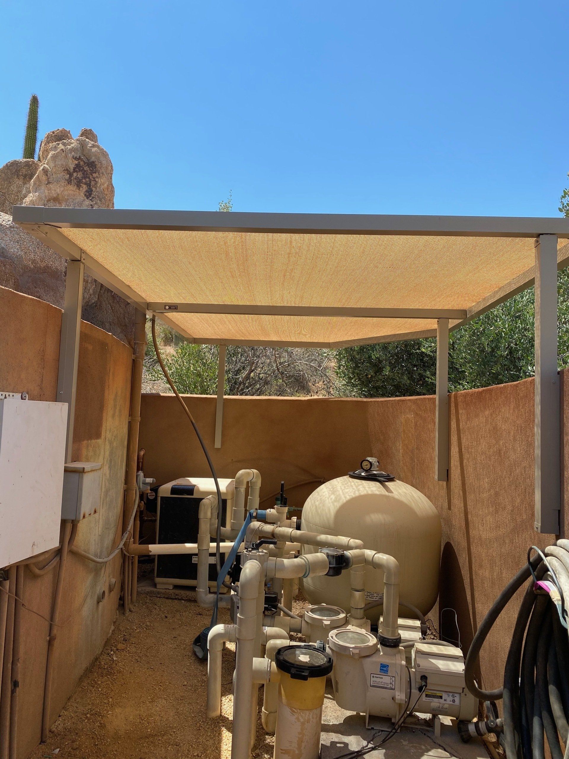 Shades for Pool Equipment Pool Equipment Shades AZ