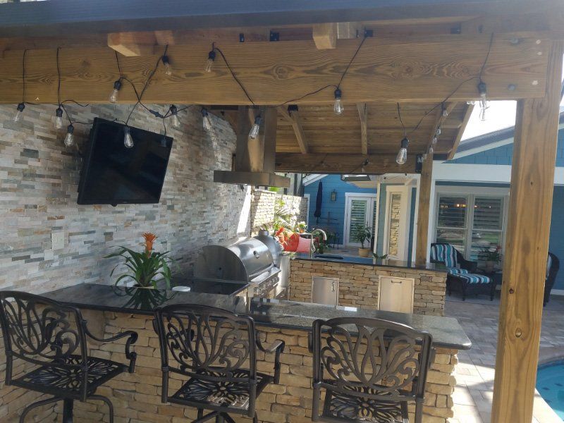 Outdoor Kitchen | Clermont, FL | Florida Dock & Boat Lifts