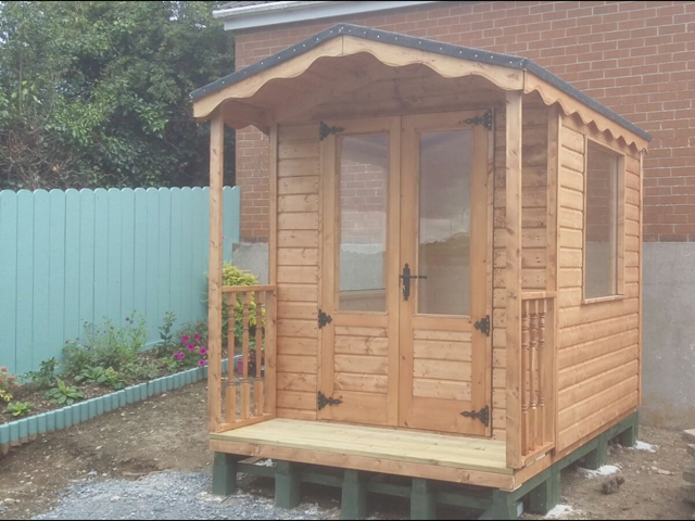 wooden summerhouses supplied and installed in bangor