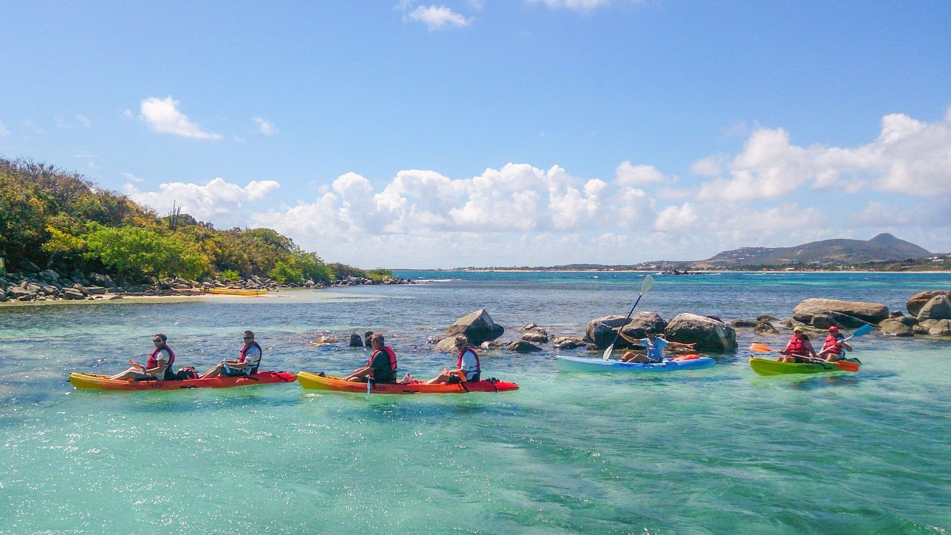 Our best pictures of kayak at St. Maarten Caribbean Paddling