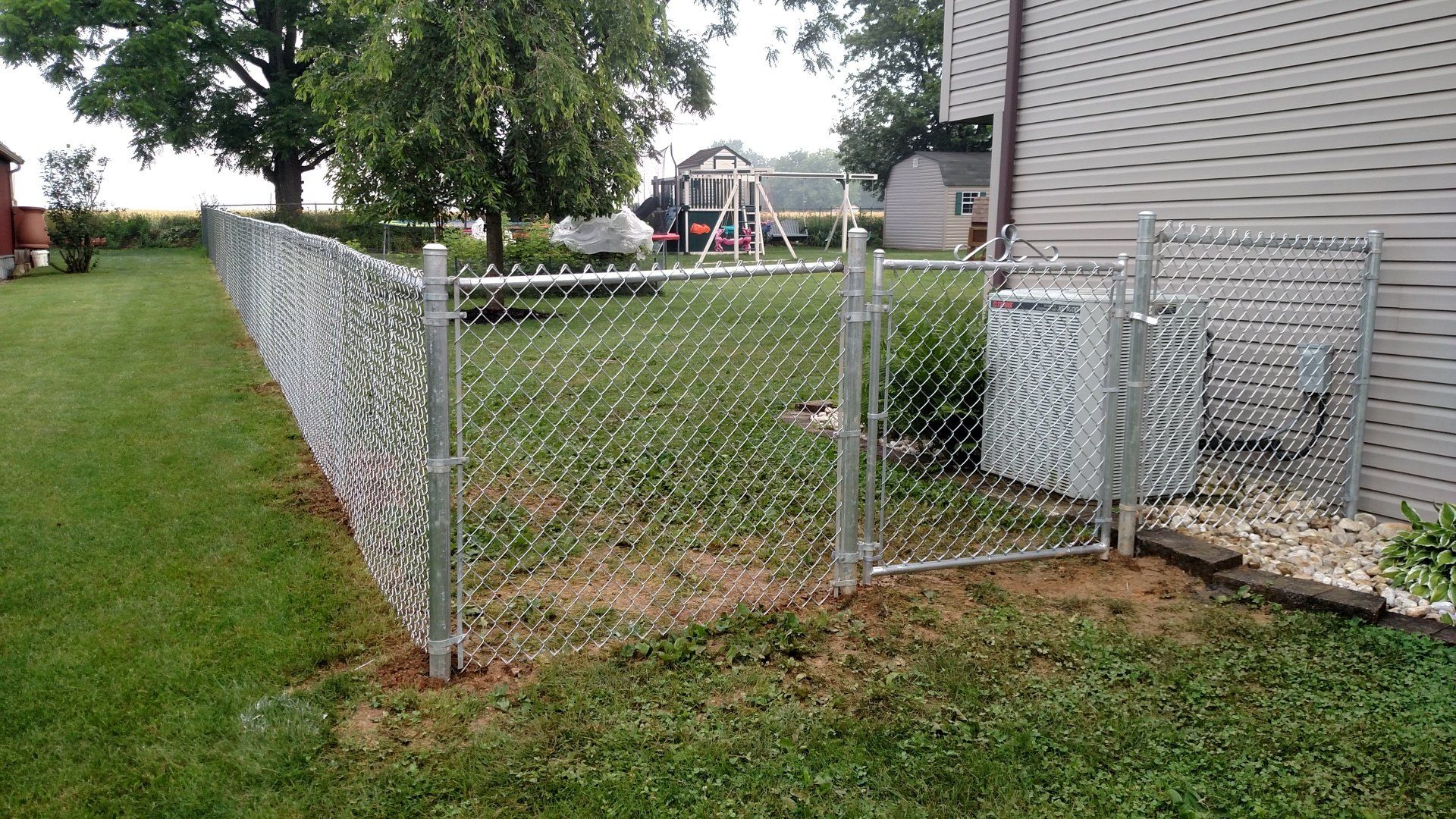 Chain Link Fence Millcreek Fence & Decks LLC
