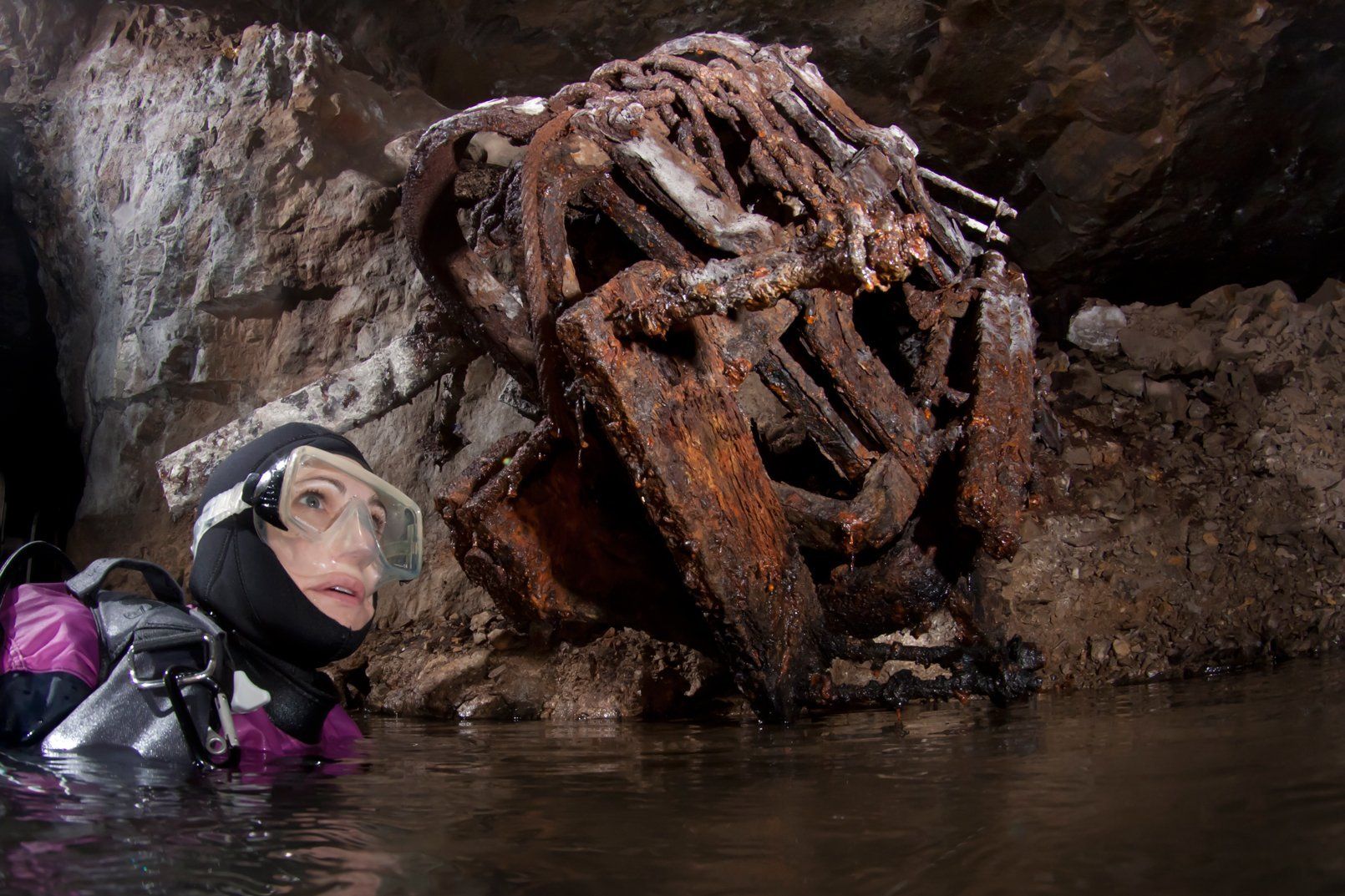 diving bonne terre mine