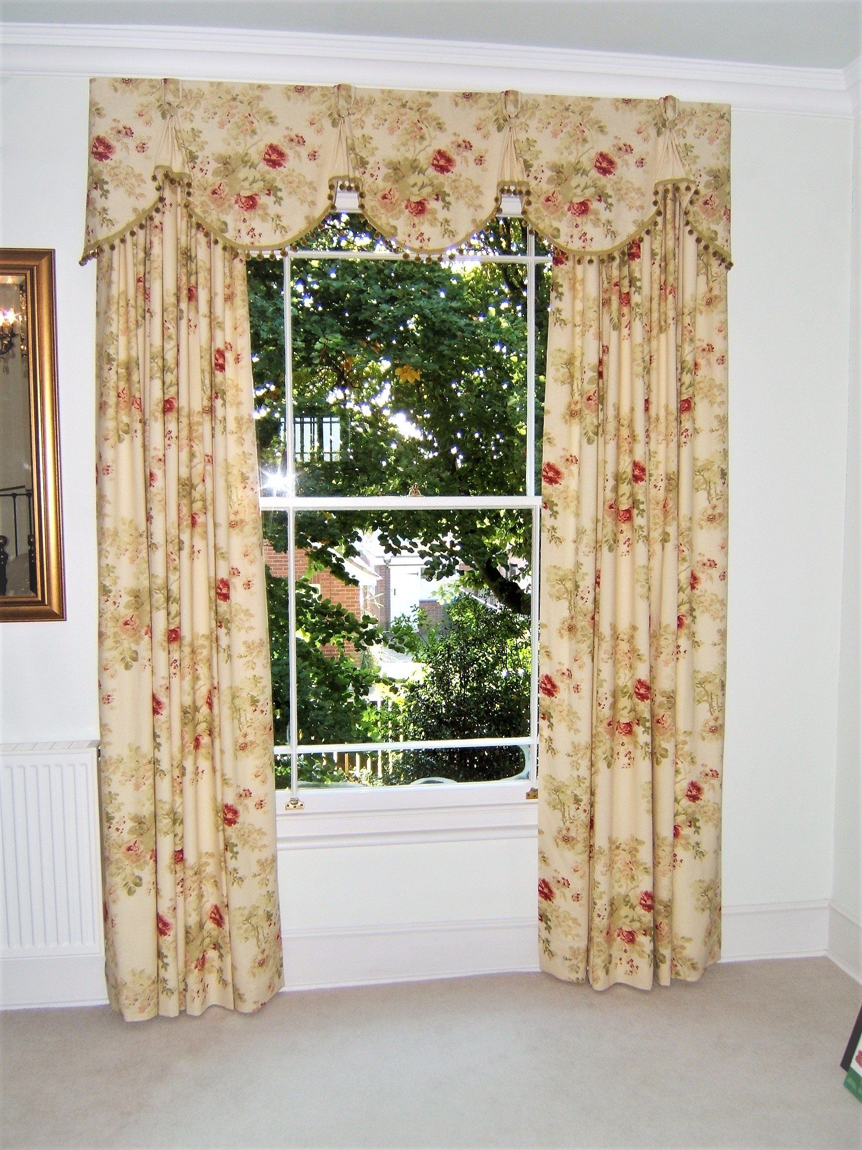 Handmade curtains by Cottage Curtains