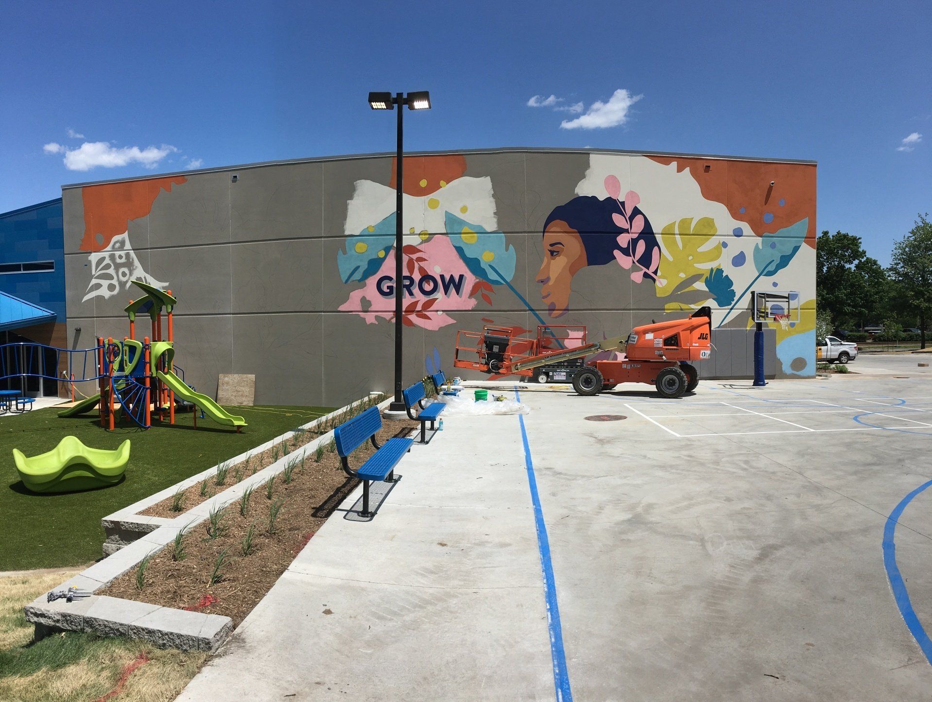 Boys & Girls Club mural A place to grow