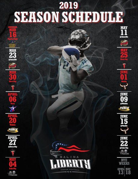 Salina Liberty Indoor Football Schedule