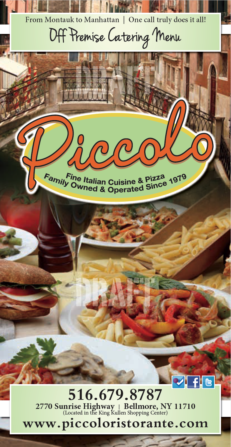 OffPremise Catering Piccolo Ristorante Bellmore, NY