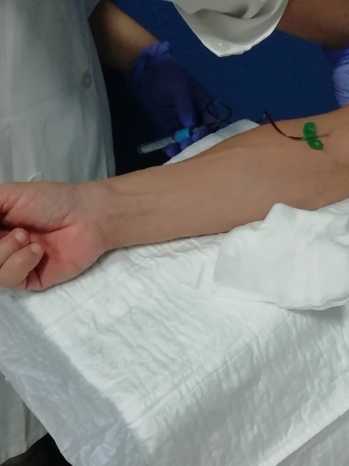 PRP: Recolha de sangue