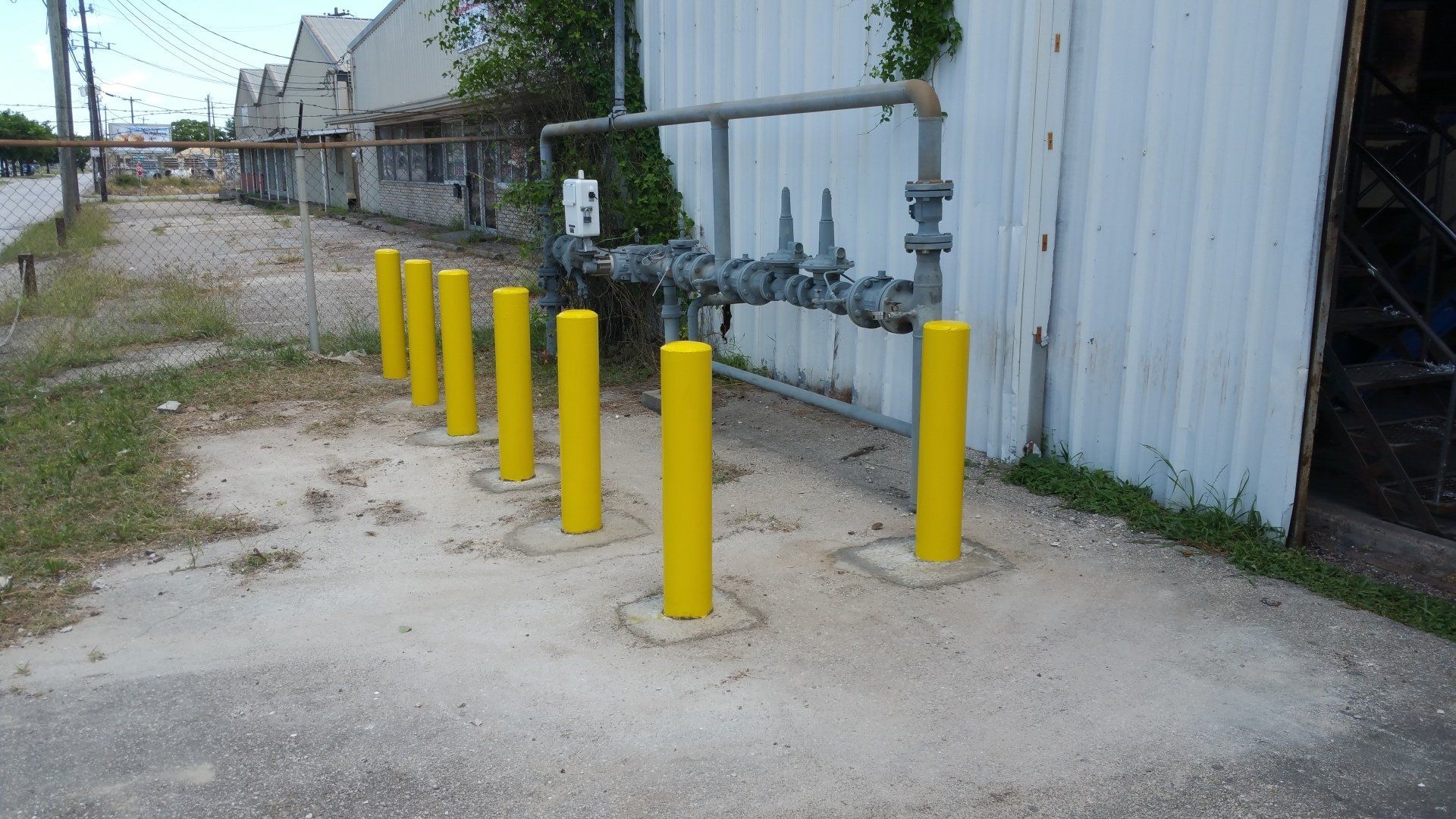 Inground Steel Pipe Security Bollards | 6 Inch Schedule 40 | Prime ...