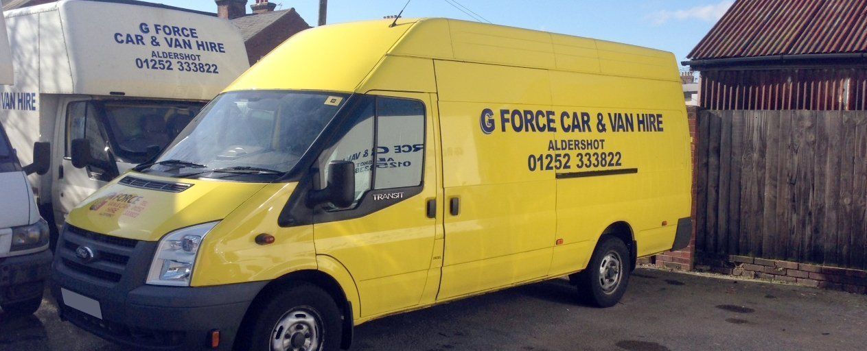 Vehicle hire in Aldershot by G Force Economy Van & Car Hire