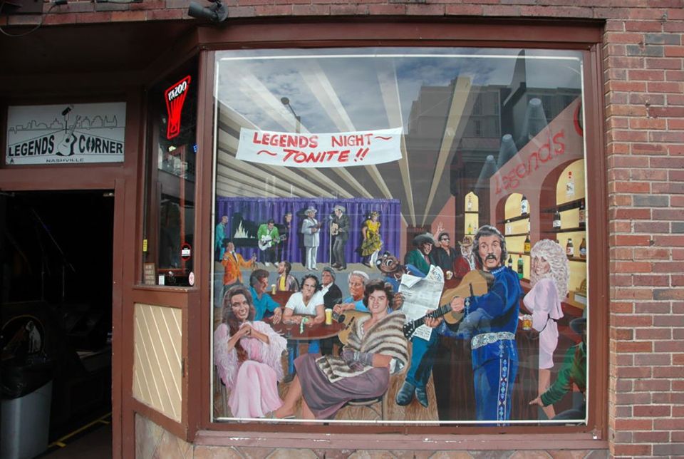 Hand Painted Mural By Murals & More For Legends Corner of Nashville