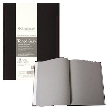 Strathmore toned Sketch Spiral Paper Pad 5.5-inch x 8.5-inch
