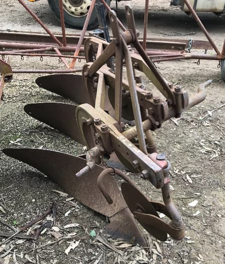 Massey Ferguson 3 furrow mould board plow