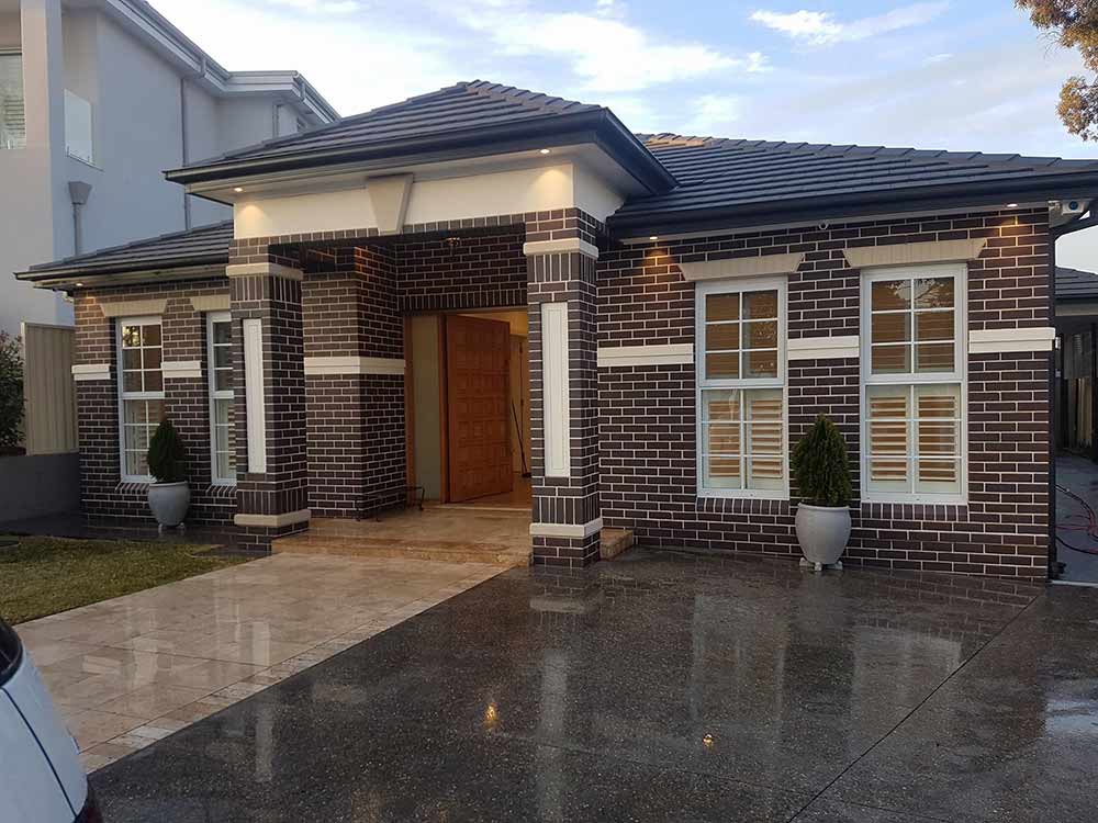 clean building front