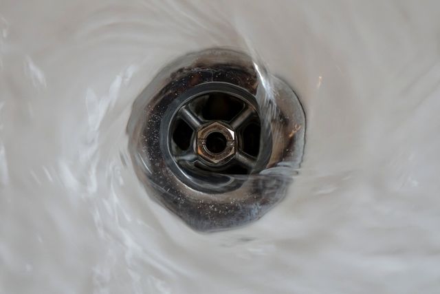 kitchen sink clogged black water