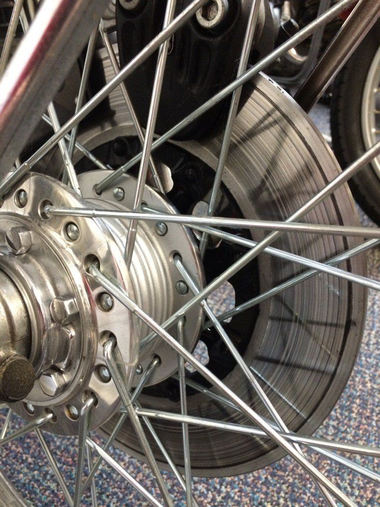 Motorcycle Wheel Lacing For Hub Spokes and Rim