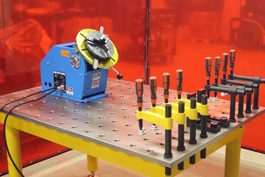Benchtop Welding Positioner - PS1F - All-Fab Corp.