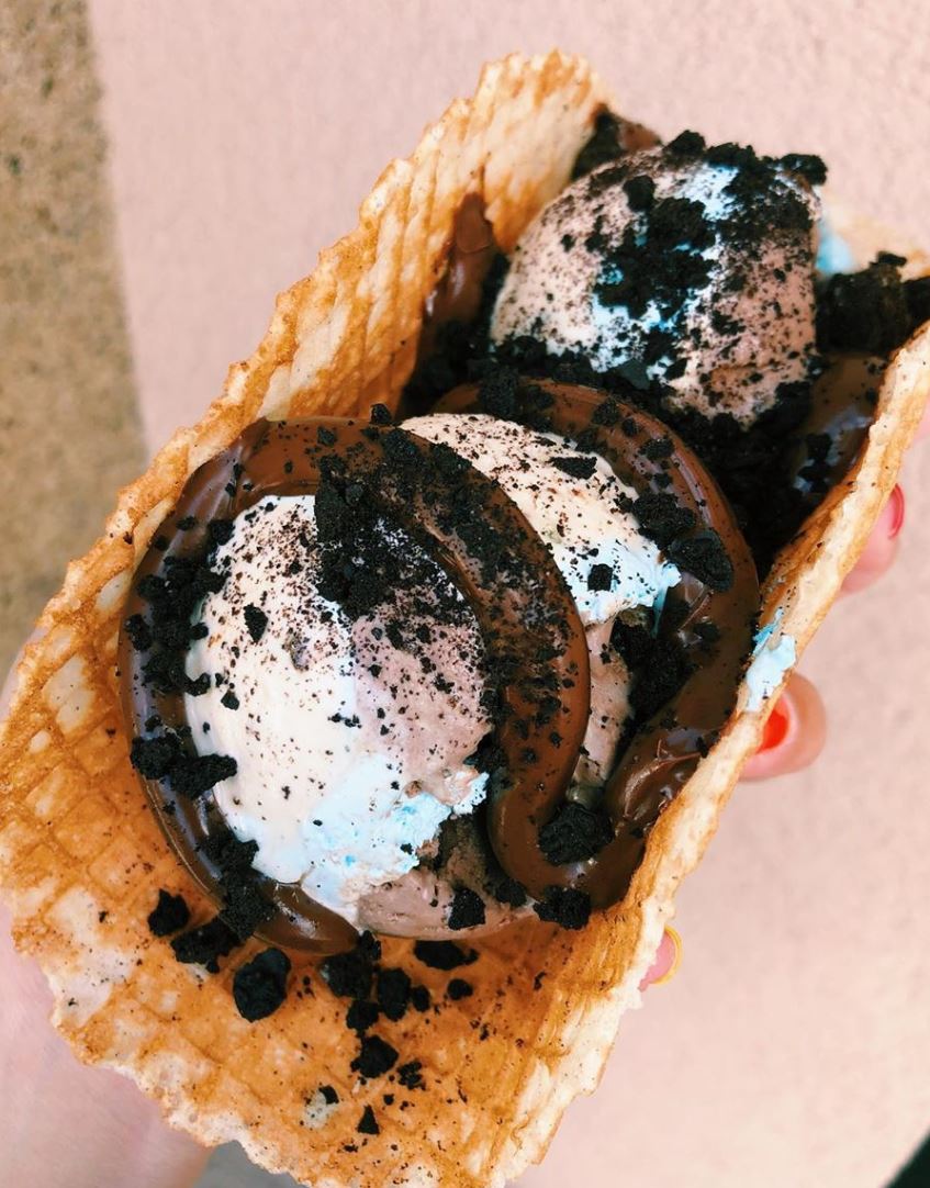 The Udder Bar Serving Premium Ice Cream