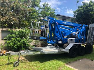 blue crane truck