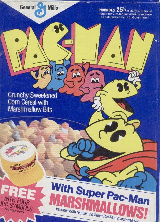 pac man cereal