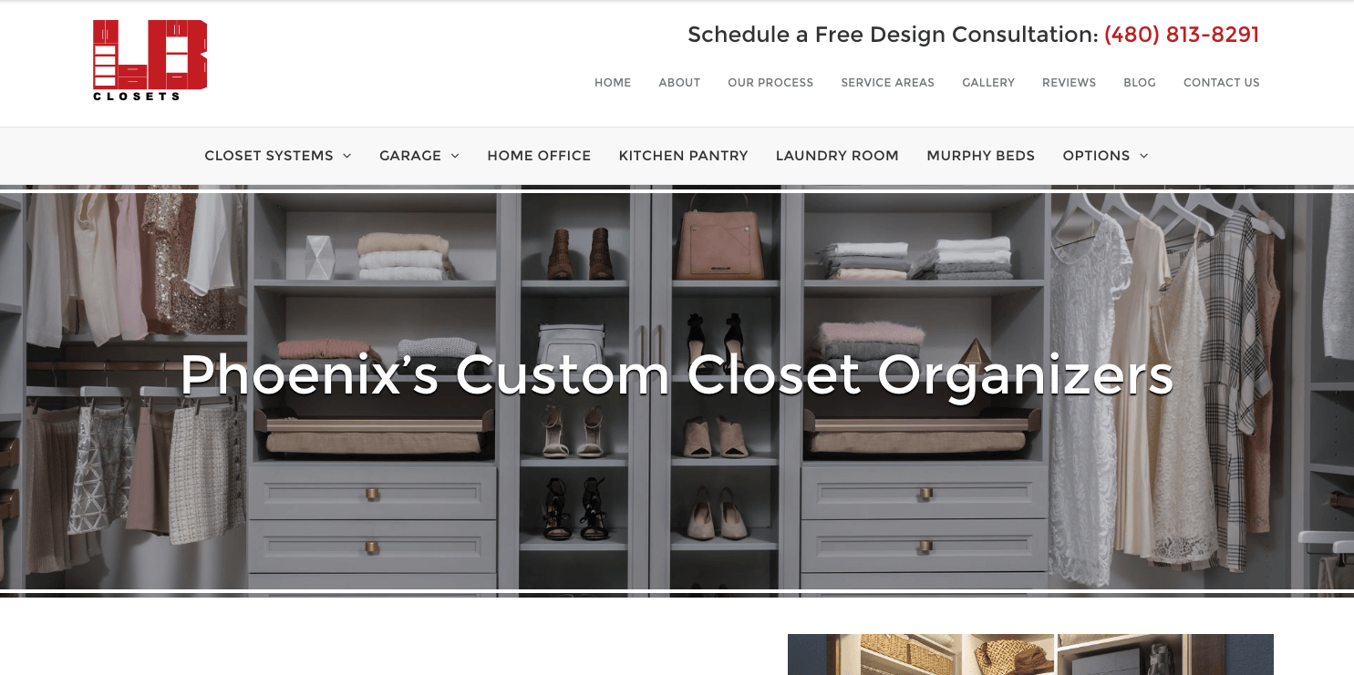 Phoenix, AZ Closet Organizers - Custom Closets, Systems, Design ...