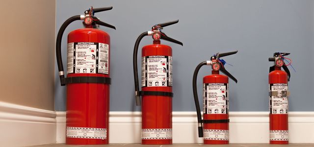 what type of fire extinguisher for home