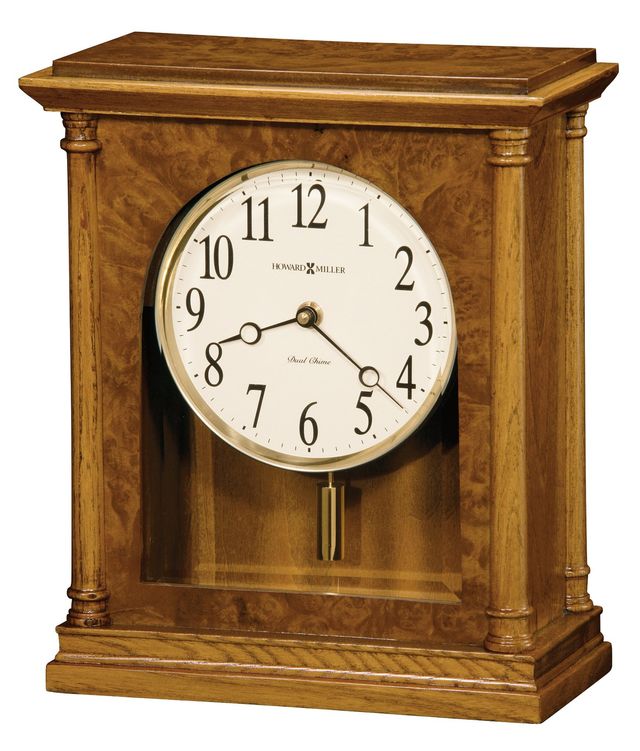 Howard Miller 635198 Cassidy Mantle Clock Black Coffee