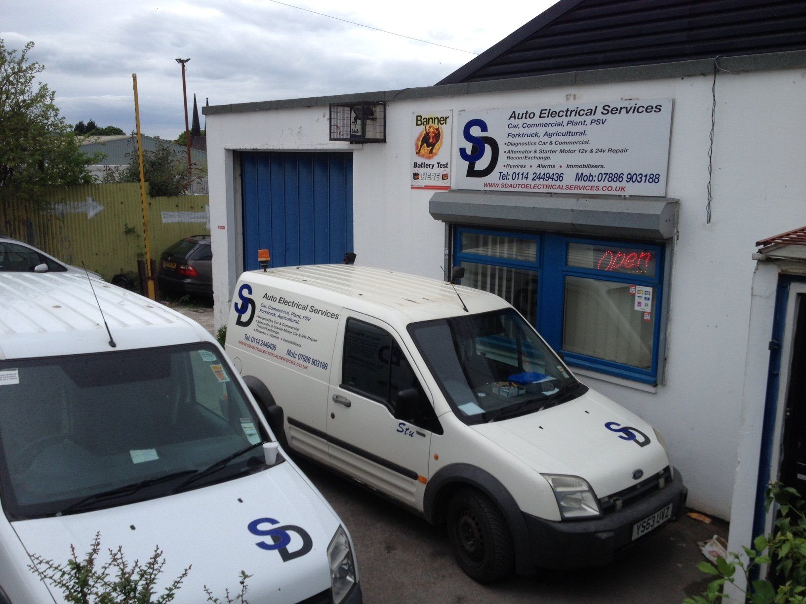 Contact SD Auto Electrical Services in Sheffield