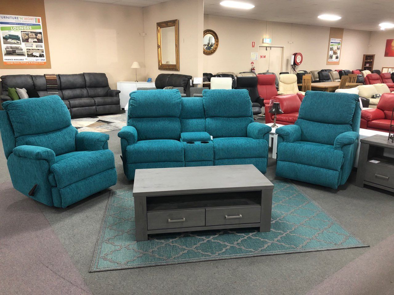 Recliner Lounge Suites on the Gold Coast Furniture N More Super Showroom