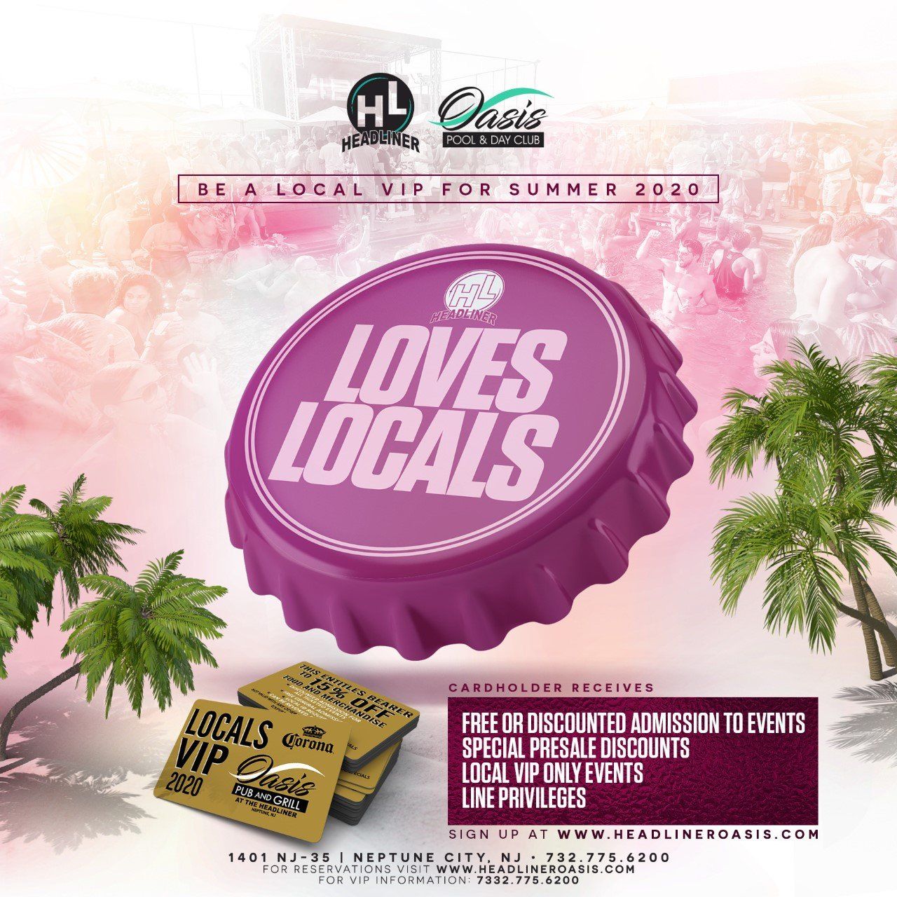 Bar Neptune, NJ Headliner Oasis