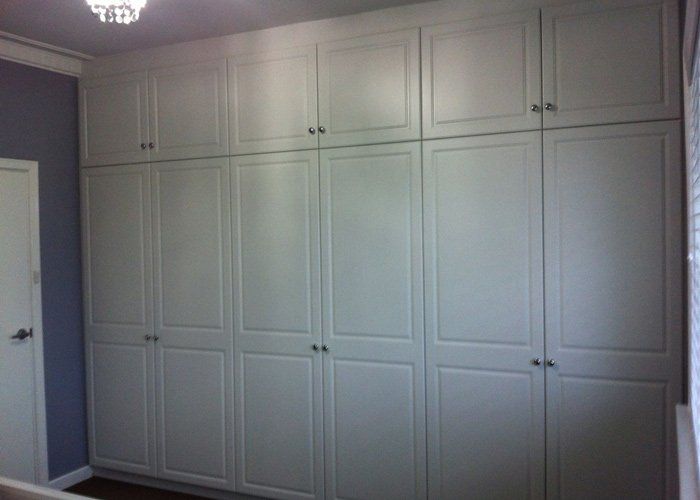 combination hinged vinyl wrap doors vertically