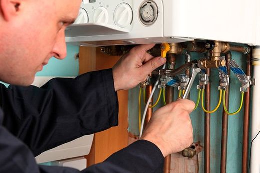 installing water heater