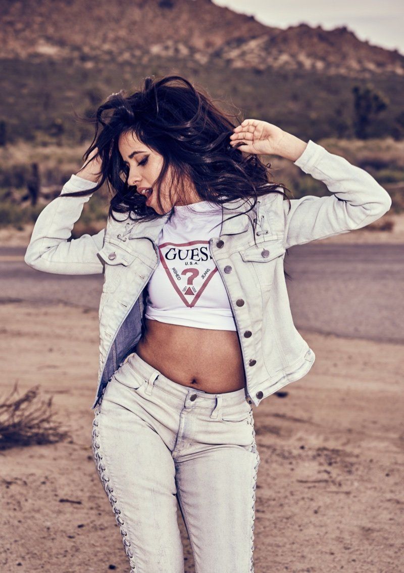 Cuban-American Singer Camila Cabello In A Sultry Guess Jeans Fall