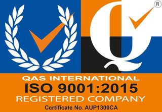 qas international registered company logo