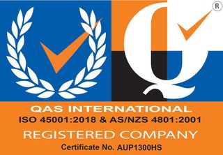 qas international registered company logo
