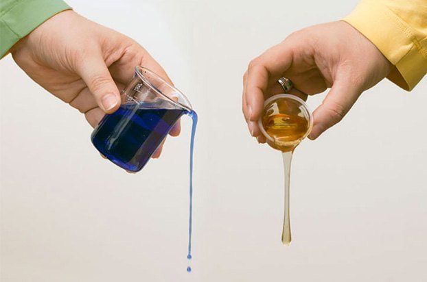 mineral oil viscosity vs silicone oil