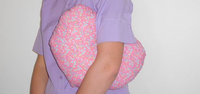 heart shaped pillows for breast cancer patients