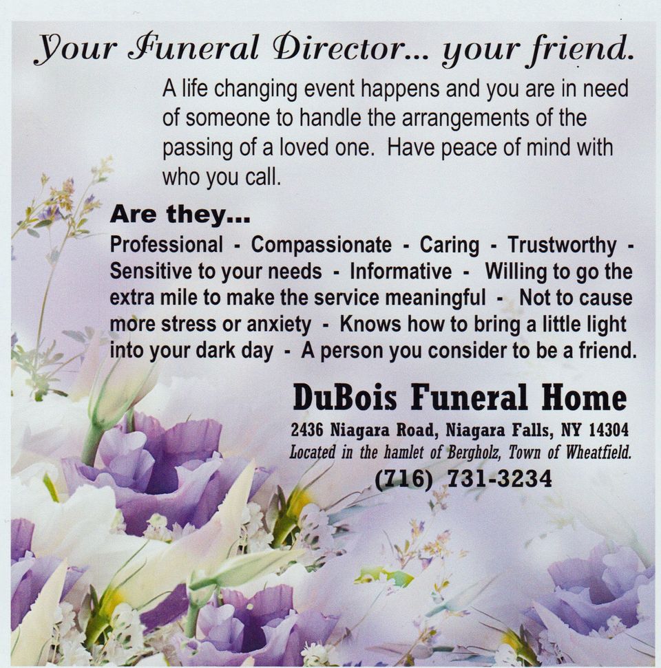 DuBois Funeral Home Niagara Falls, NY Gallery