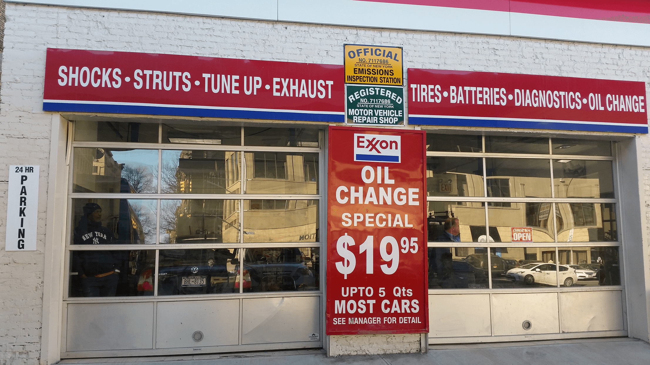 Broadway Exxon Gasoline NYC Mini Mart InspectionConvenience filling