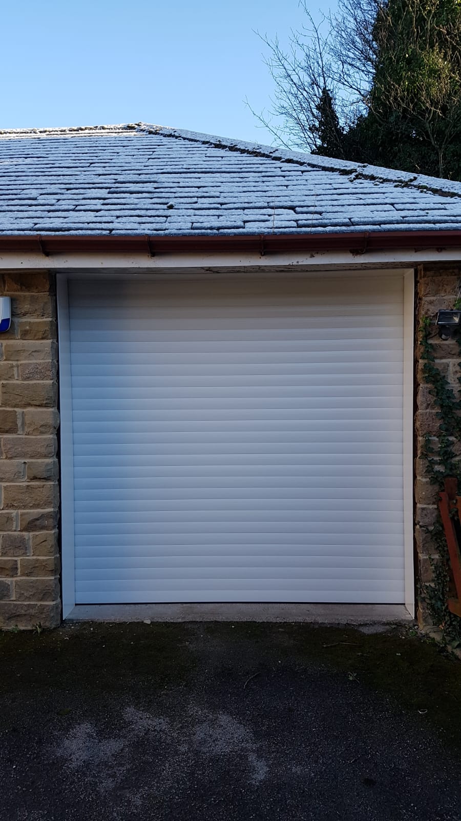 Simple Electric Garage Door Installation for Small Space