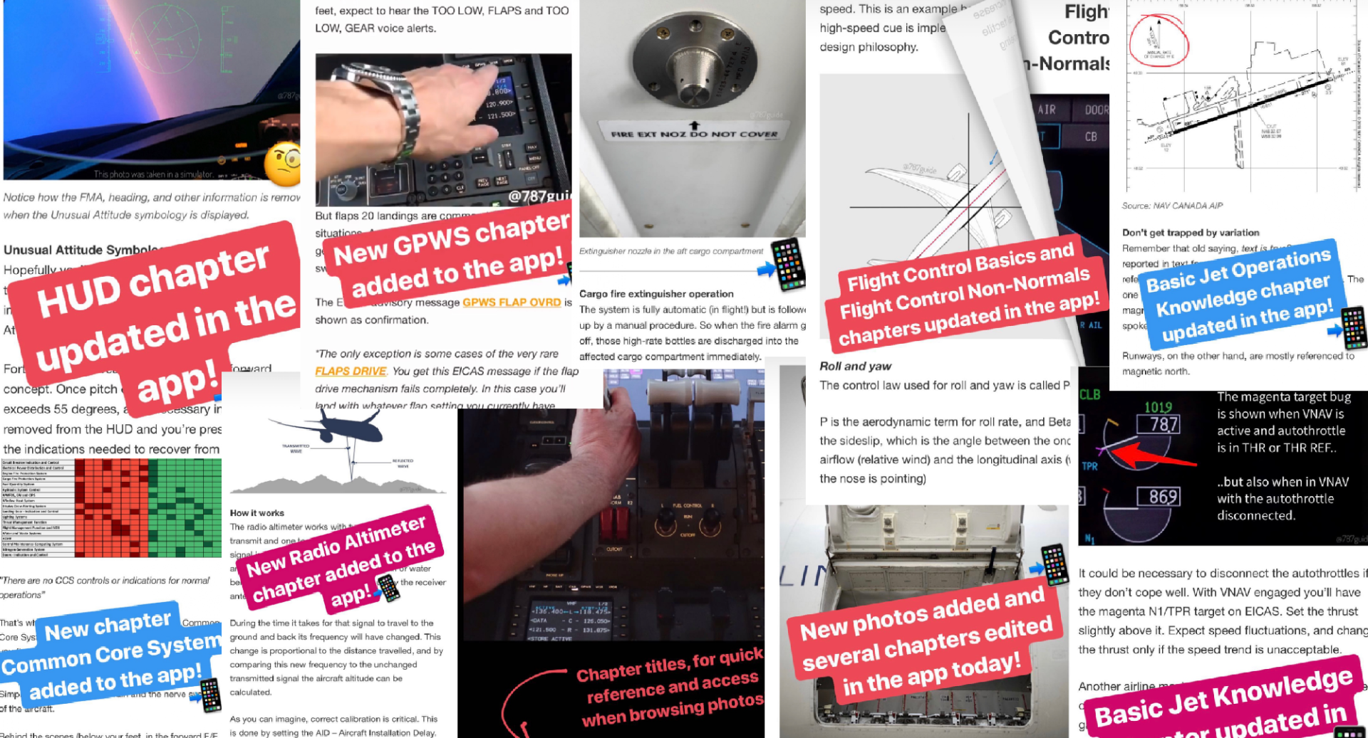 Boeing 787 Dreamliner app for pilots & iOS B787 manual