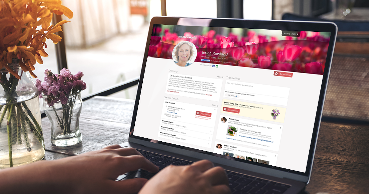 Book of Memories Beautiful Memorial Websites & Tributes